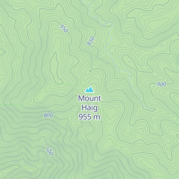 Map of Mount Haig