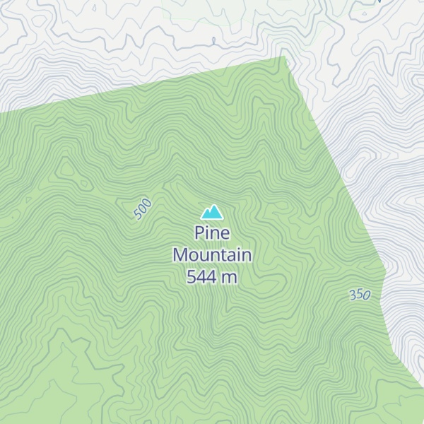 Map of Pine Mountain