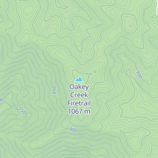 Map of Oakey Creek Firetrail