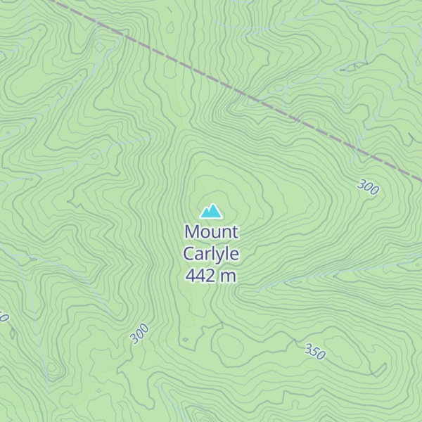 Map of Mount Carlyle