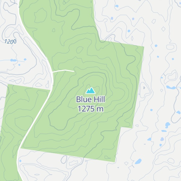 Map of Blue Hill
