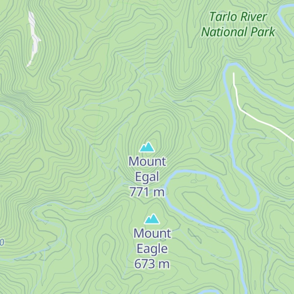 Map of Mount Egal