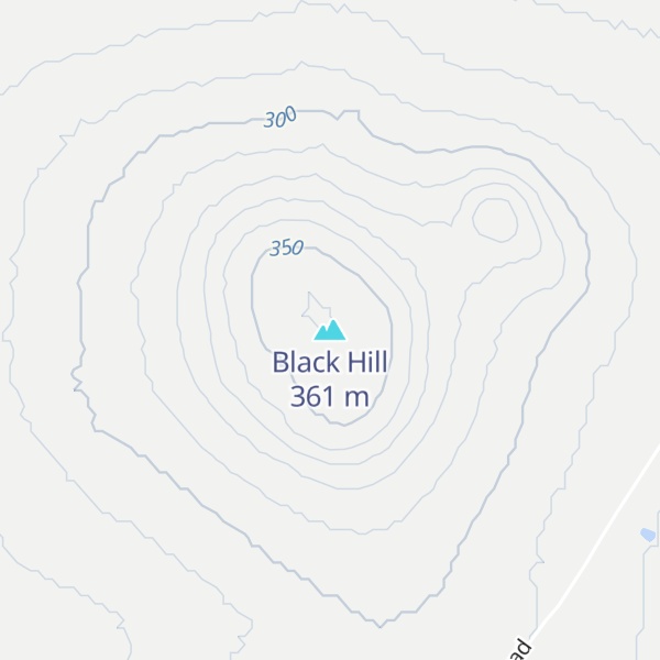 Map of Black Hill