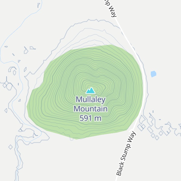 Map of Mullaley Mountain
