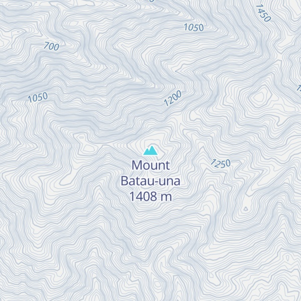 Map of Mount Batau-una