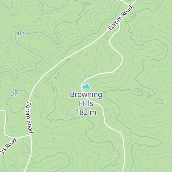 Map of Browning Hills