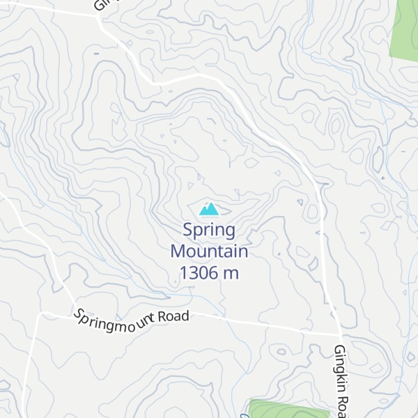 Map of Spring Mountain