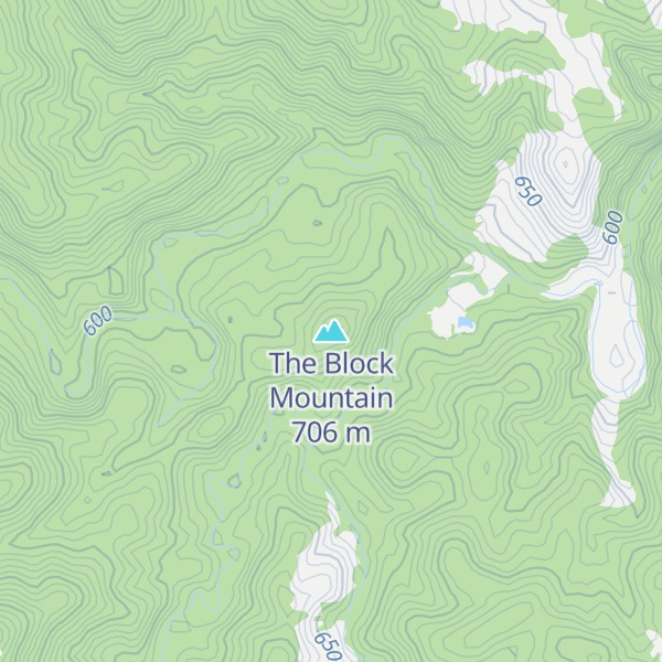 Map of The Block Mountain