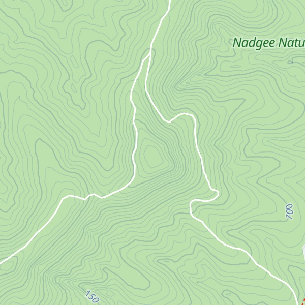 Map of Tumbledown Mountain