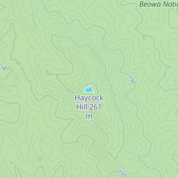 Map of Haycock Hill