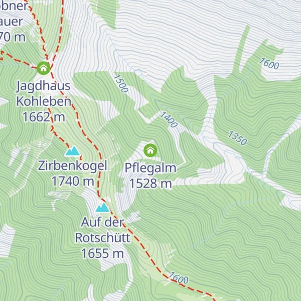 Map of Pflegalm