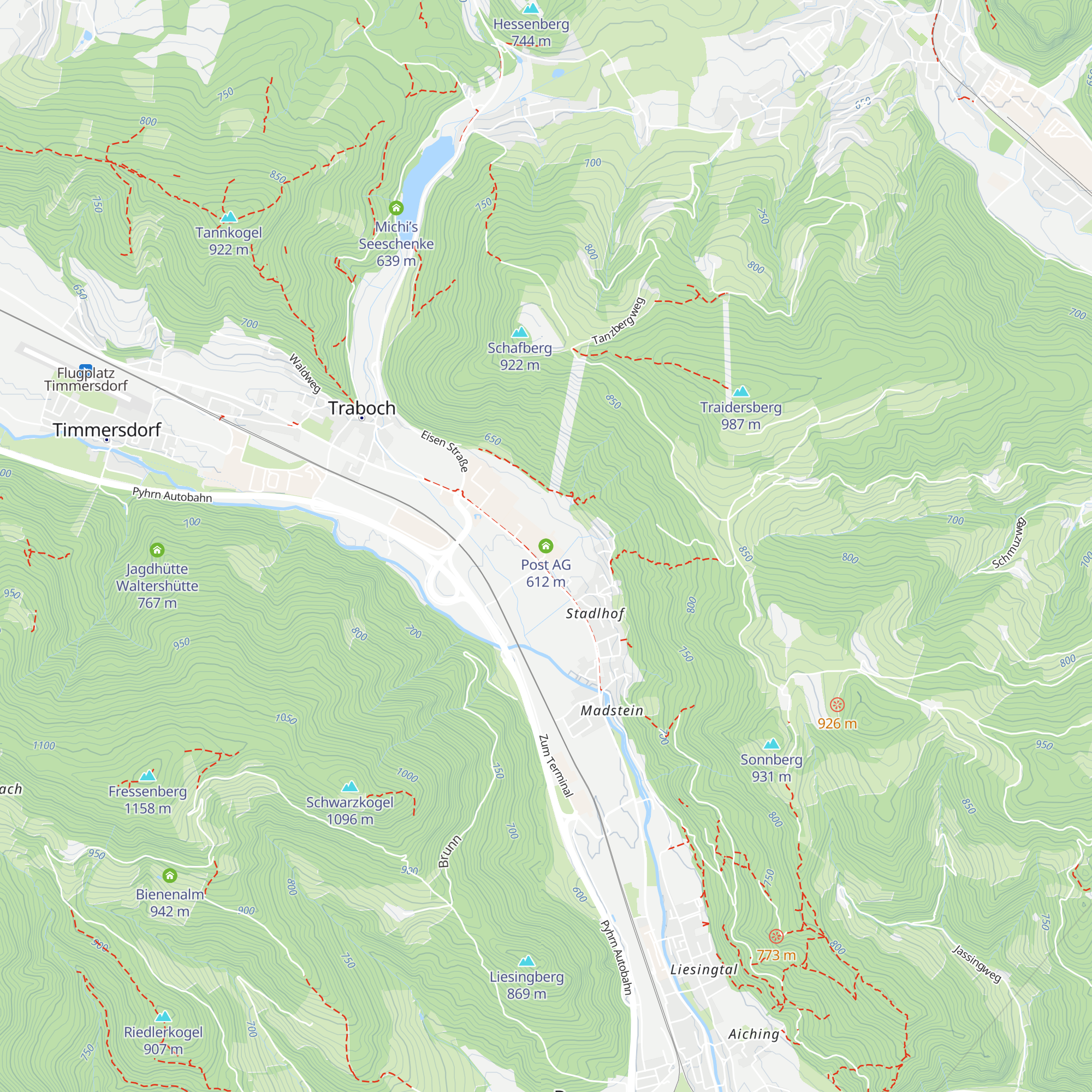 Post AG map