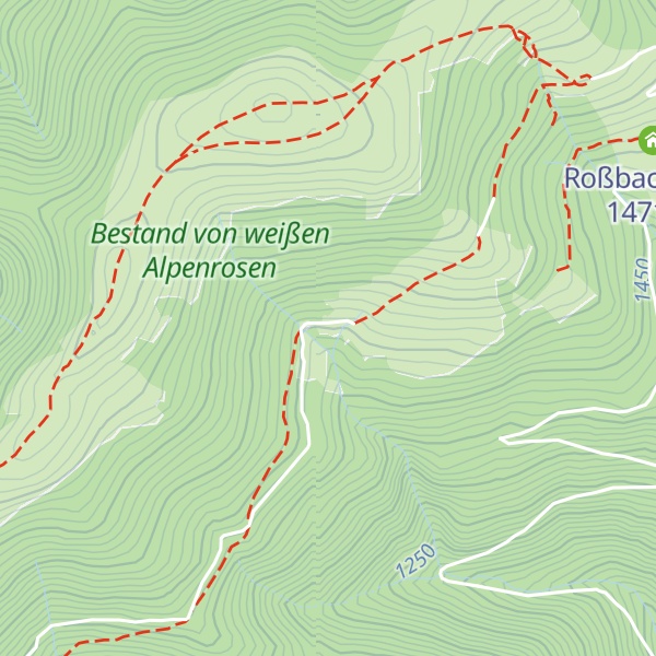 Map of Texenbachhütte