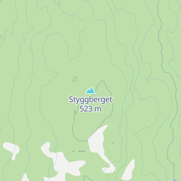 Map of Styggberget