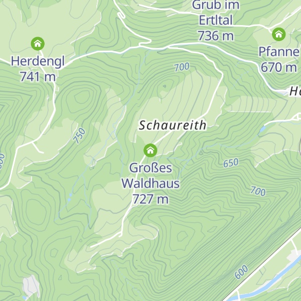 Map of Großes Waldhaus
