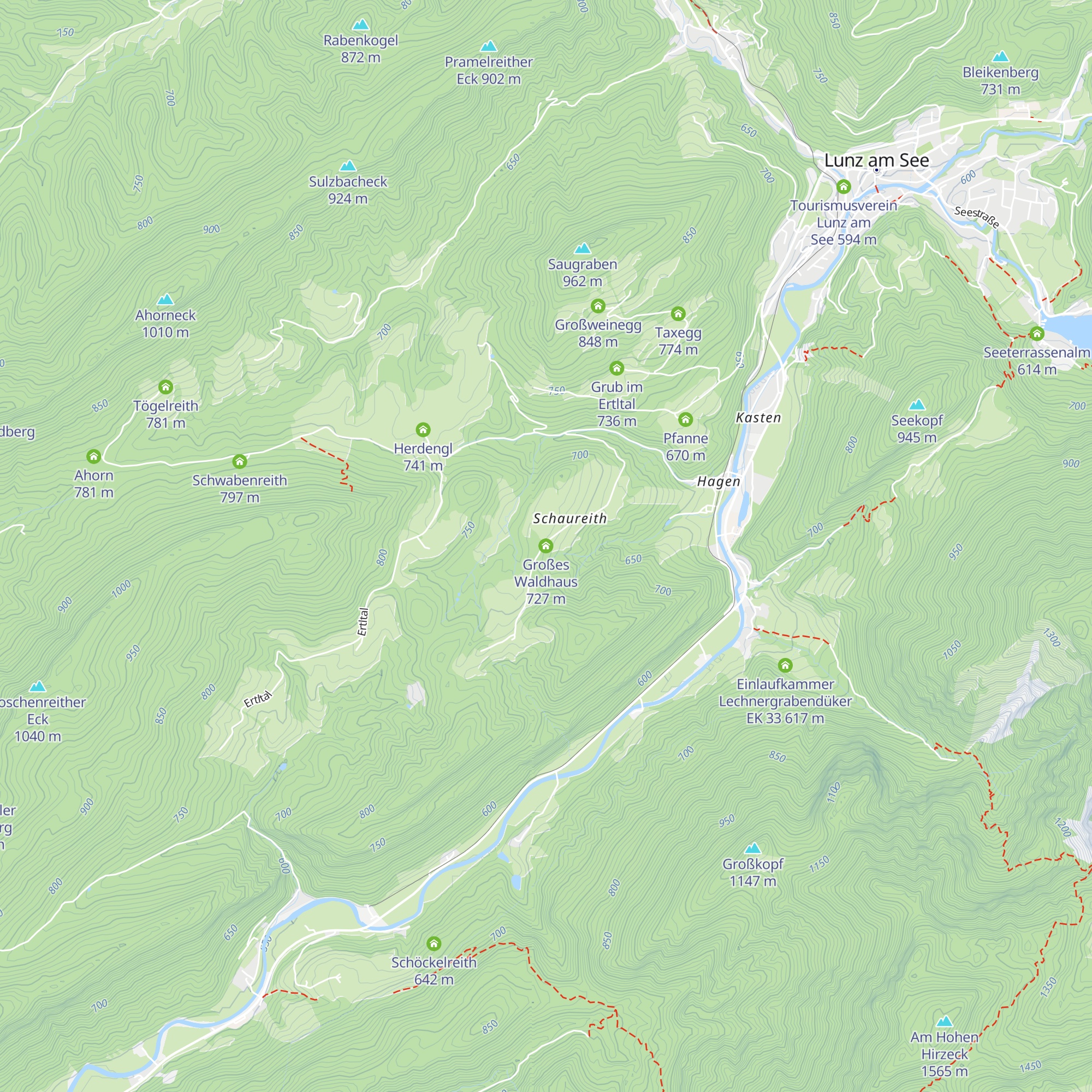 Großes Waldhaus map