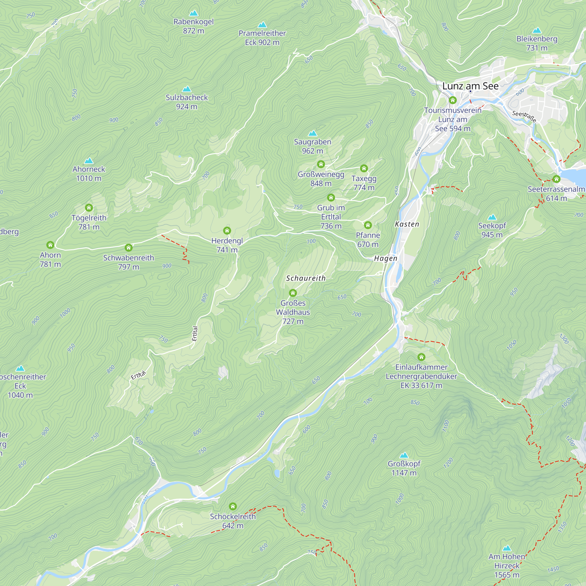 Großes Waldhaus map