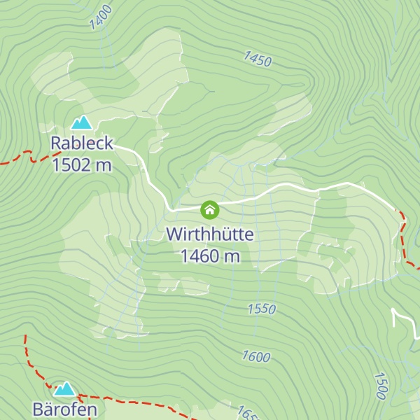 Map of Wirthhütte