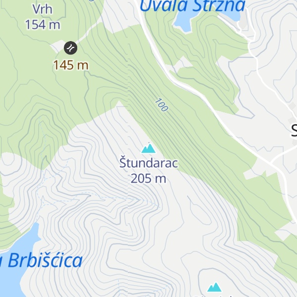 Map of Štundarac
