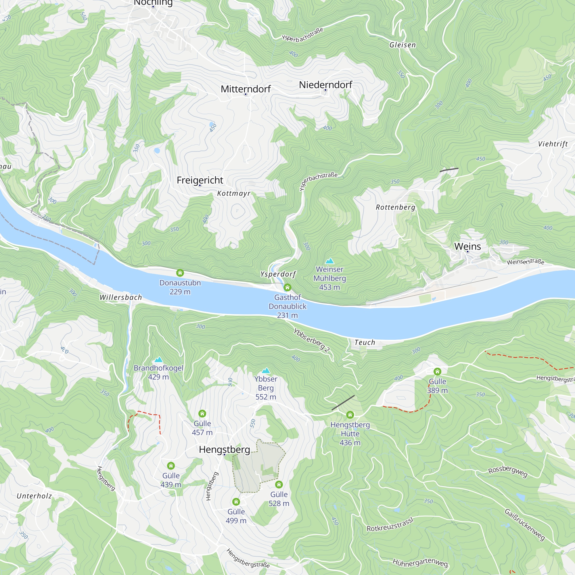 Gasthof Donaublick map