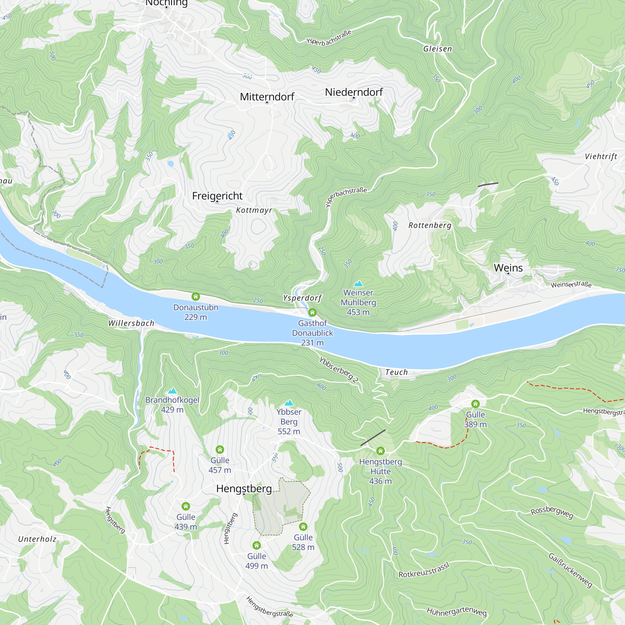 Gasthof Donaublick map
