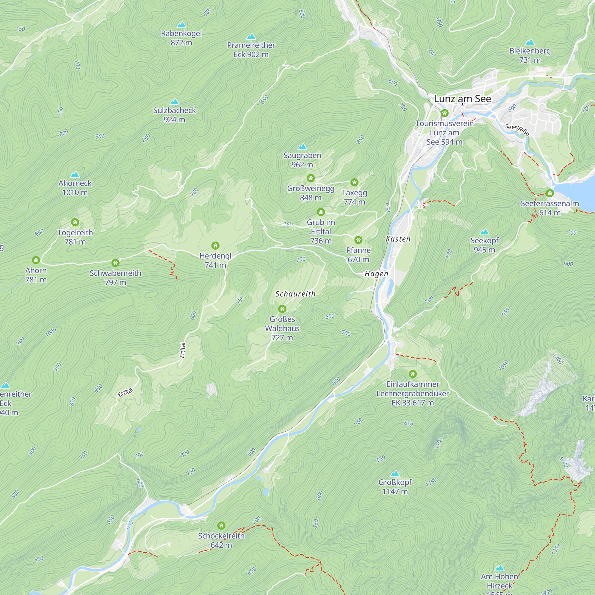 Trialhof Schaureith map
