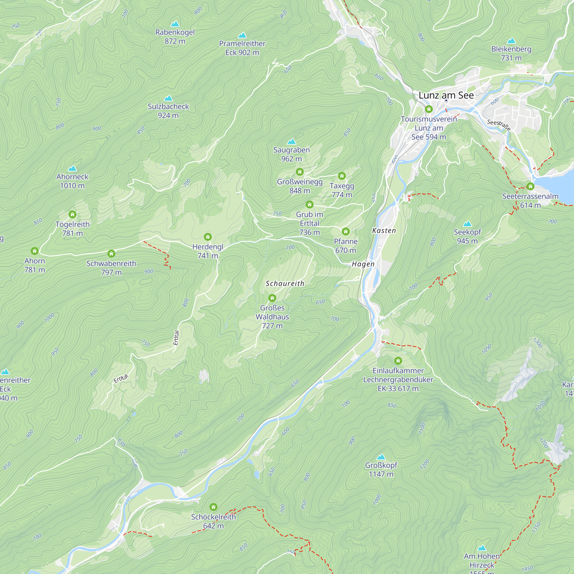 Trialhof Schaureith map