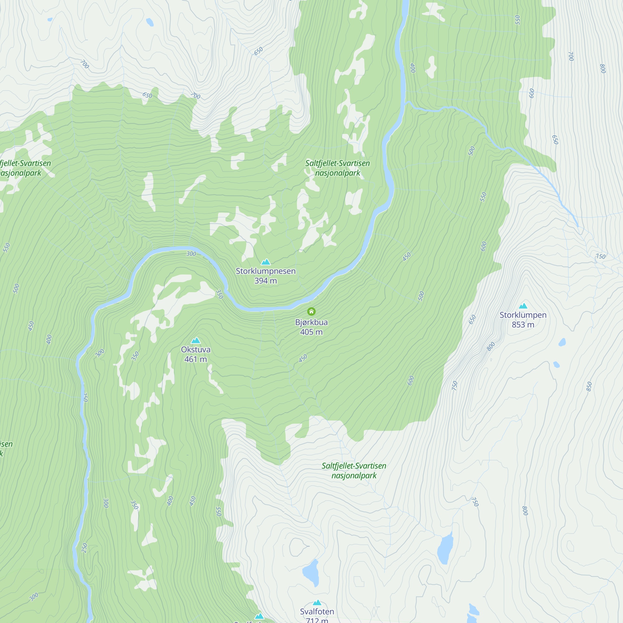 Bjørkbua map