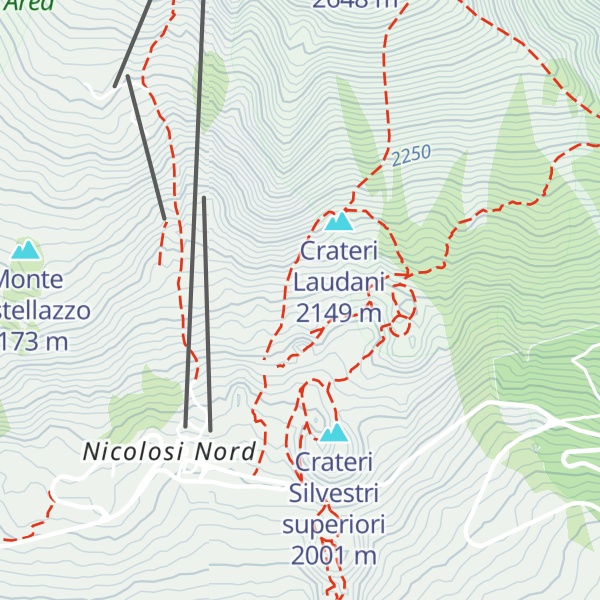 Map of Cono eruzione 2001