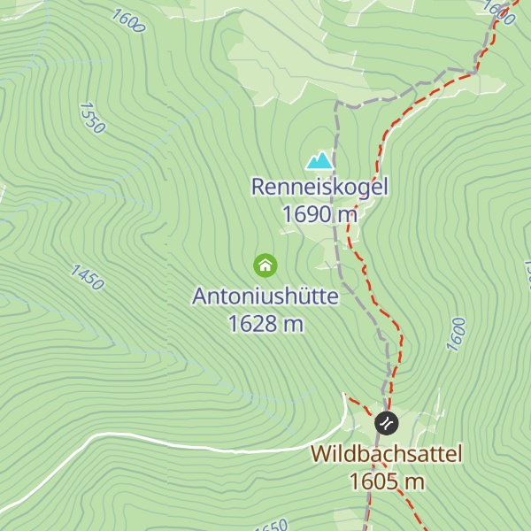Map of Antoniushütte
