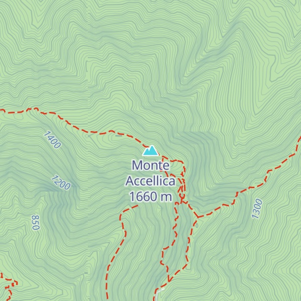 Map of Monte Accellica