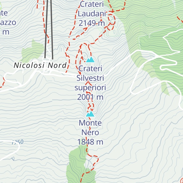 Map of Crateri Silvestri inferiori