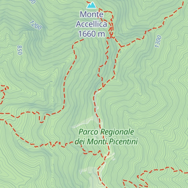 Map of Varco della Pettinessa
