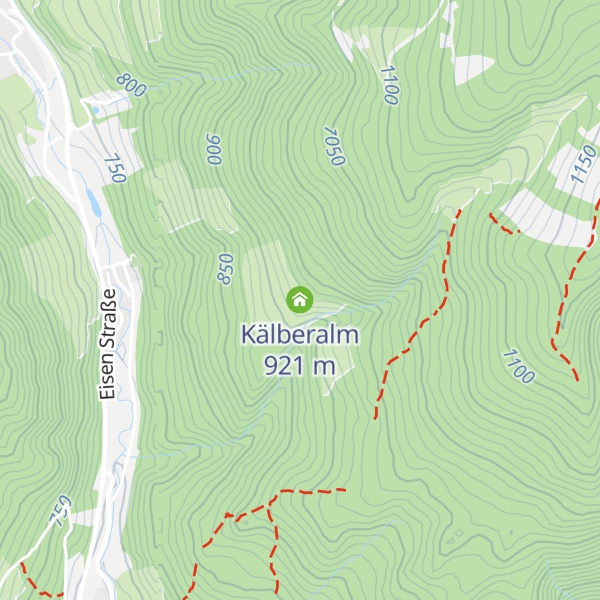 Map of Kälberalm
