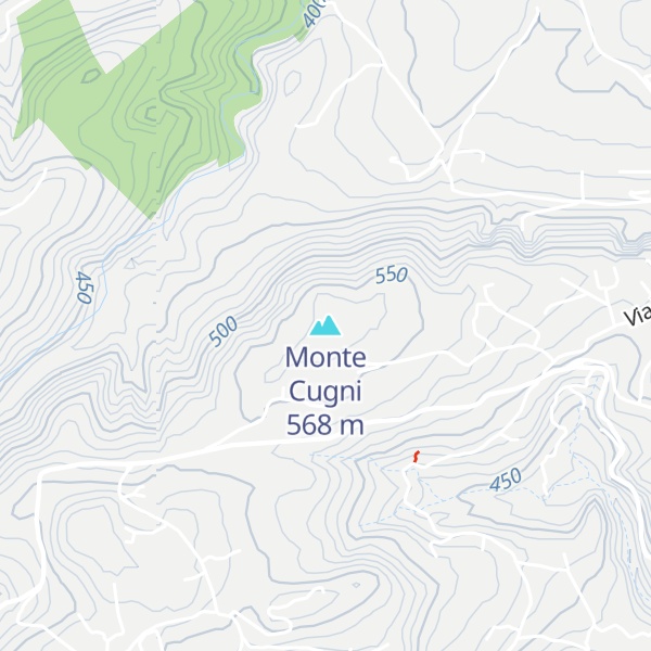 Map of Monte Cugni