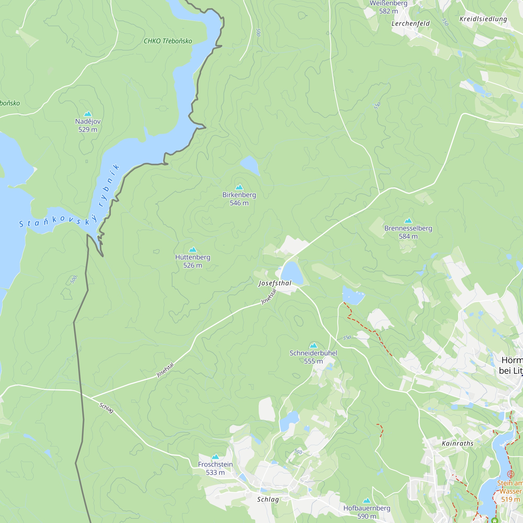 Hüttenforst map