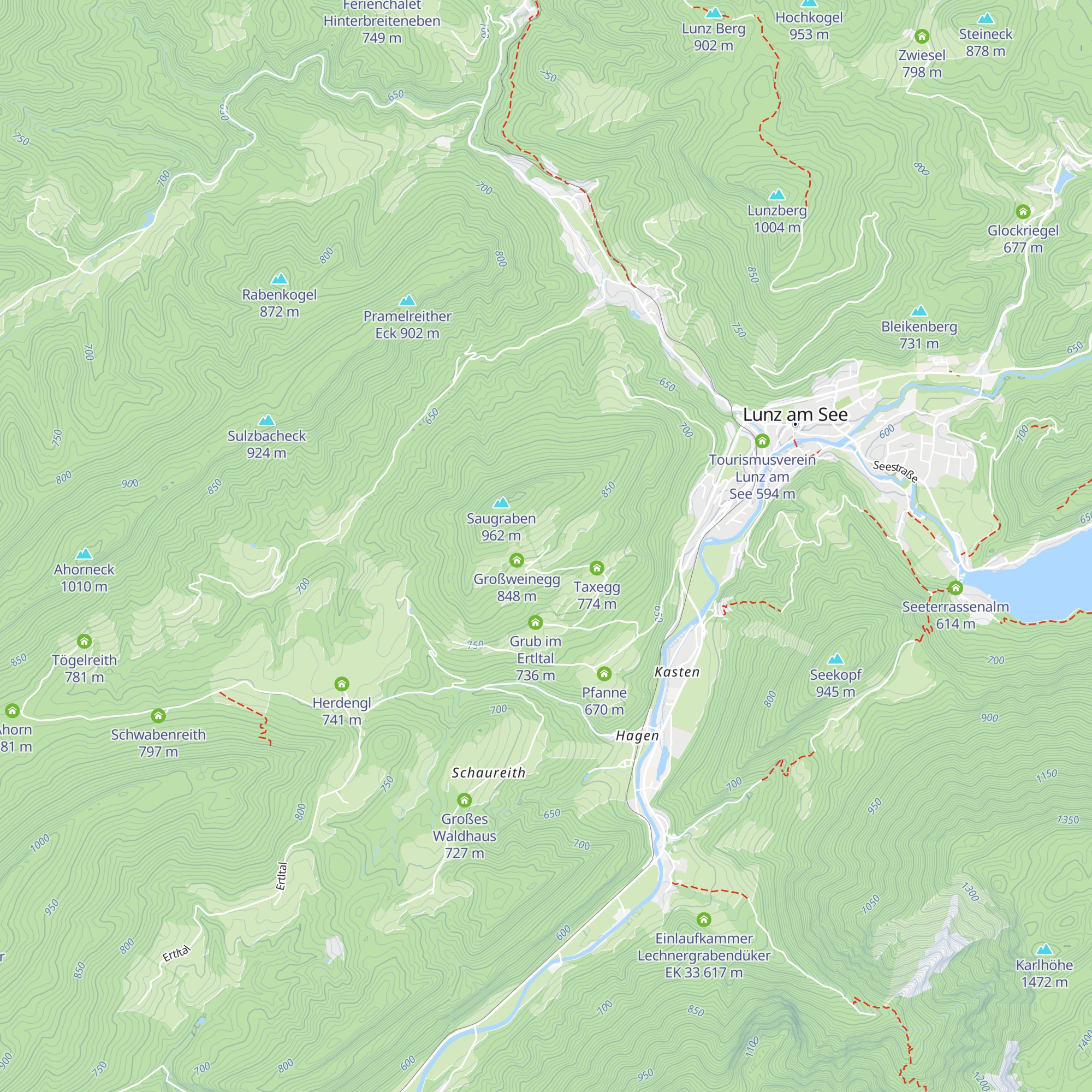 Kleinweinegg map