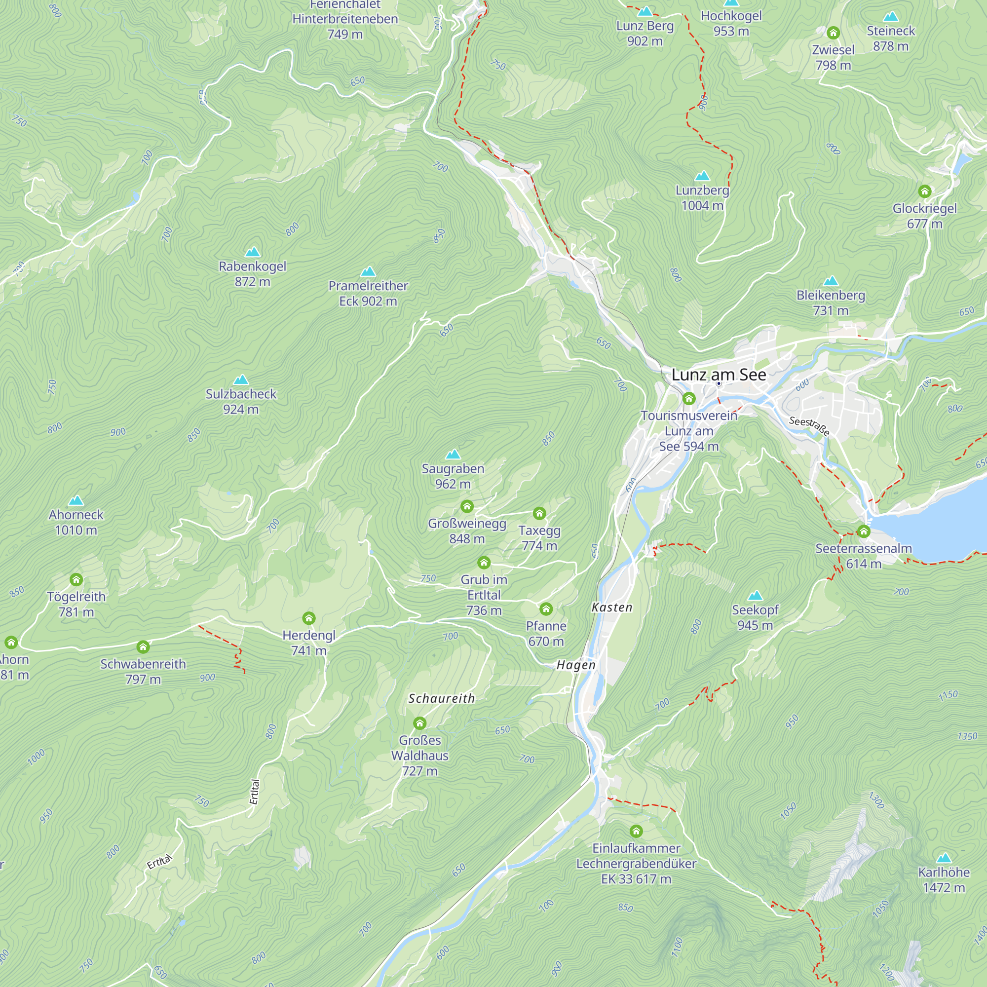 Kleinweinegg map