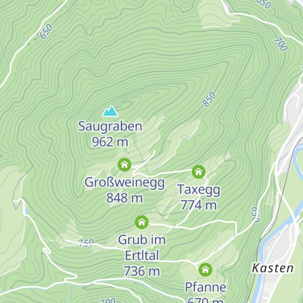 Map of Kleinweinegg