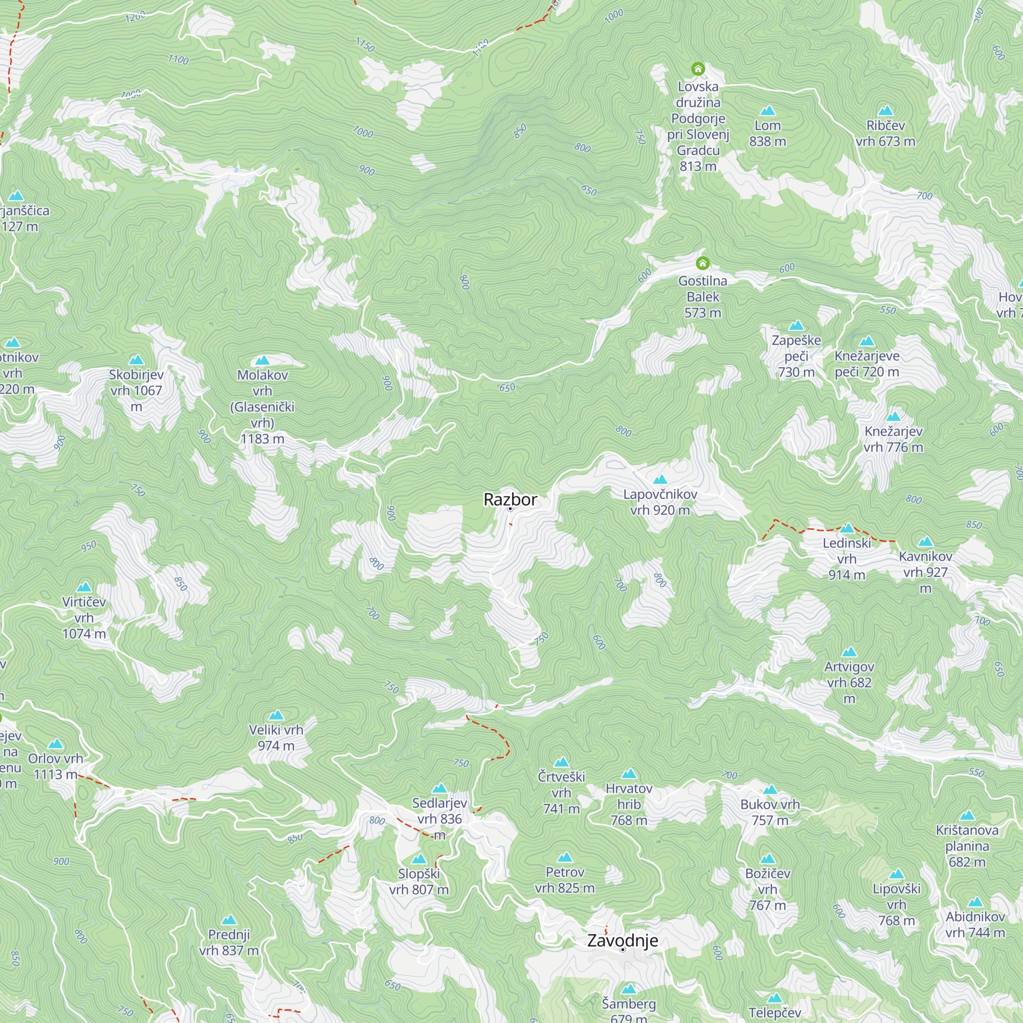 Gostilna Pečolar map