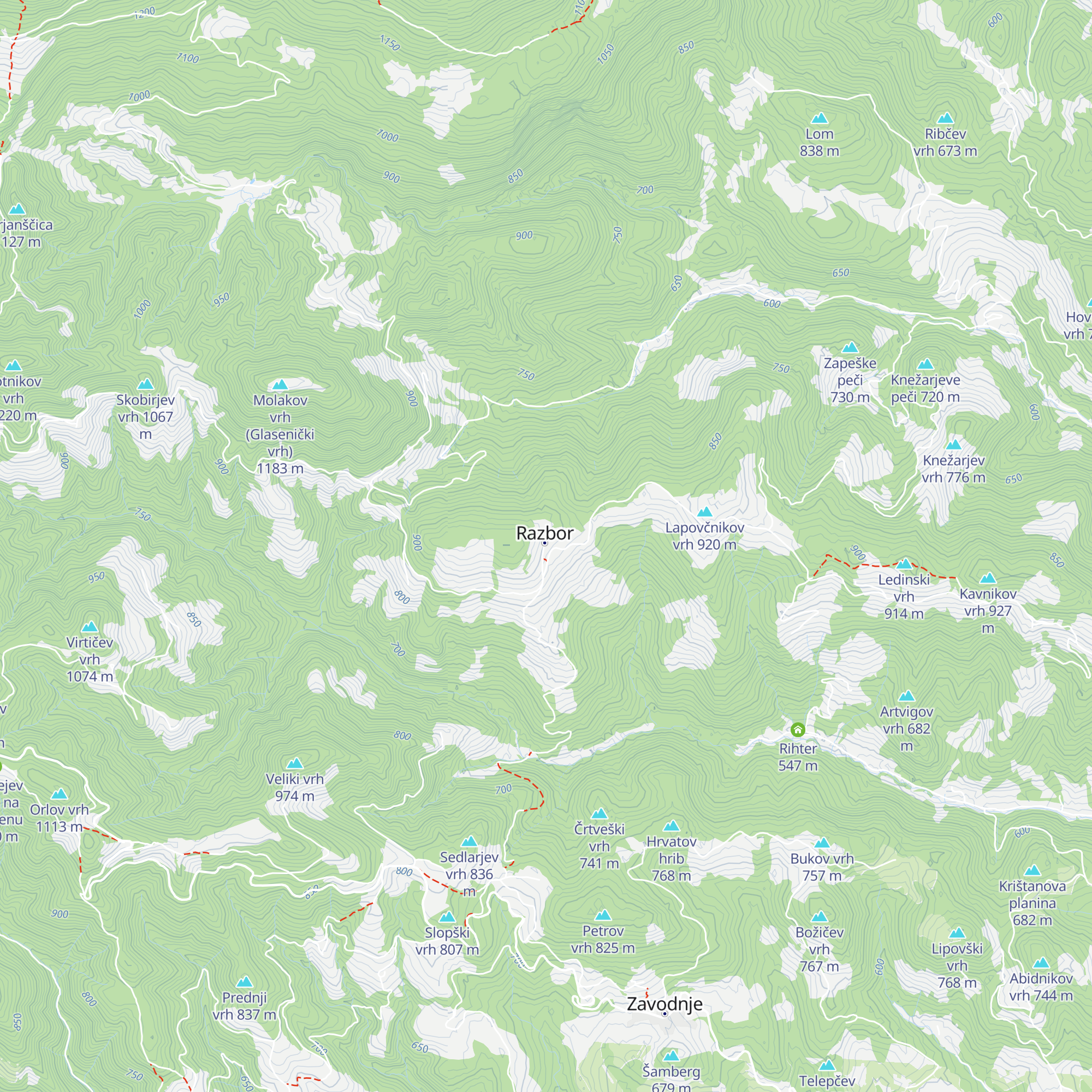 Gostilna Pečolar map