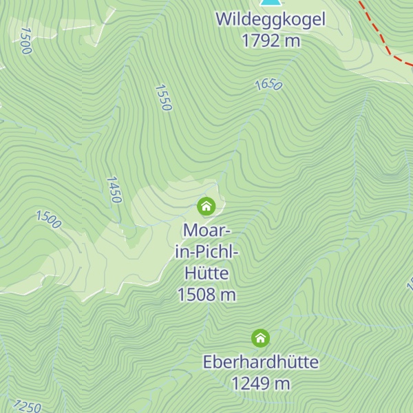 Map of Moar-in-Pichl-Hütte