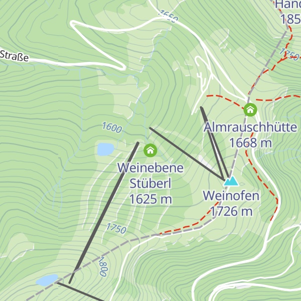Map of Weinebene Stüberl