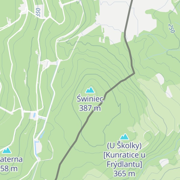 Map of Świniec