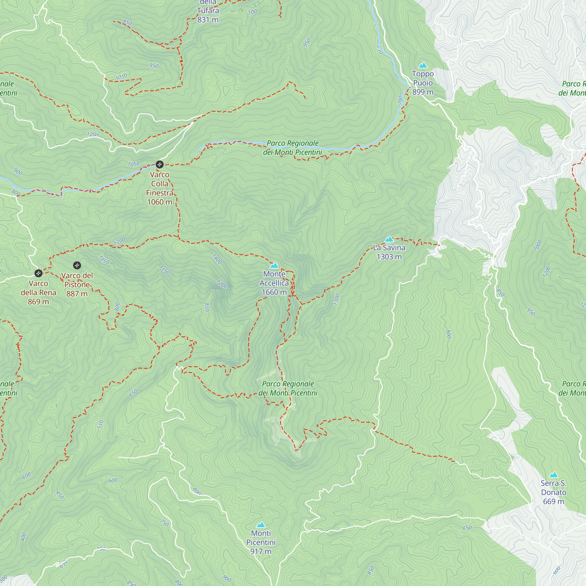 Bivacco Valsavin map