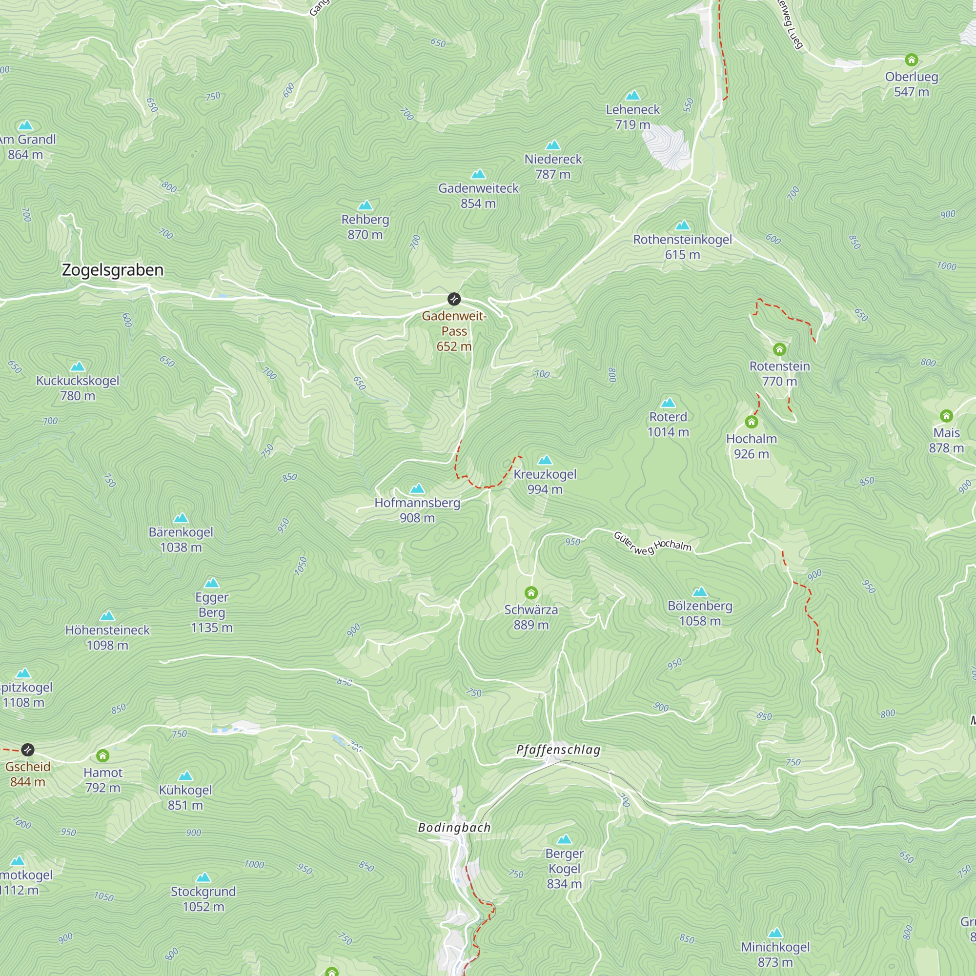 Kreuzkogelkapelle map