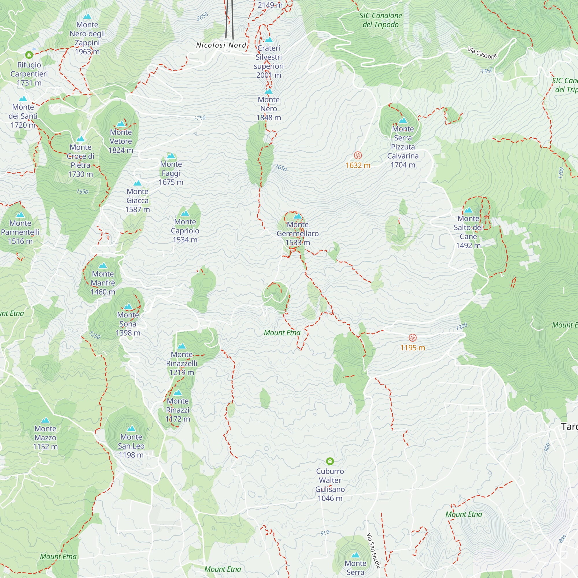 Rifugio Monte Grosso map