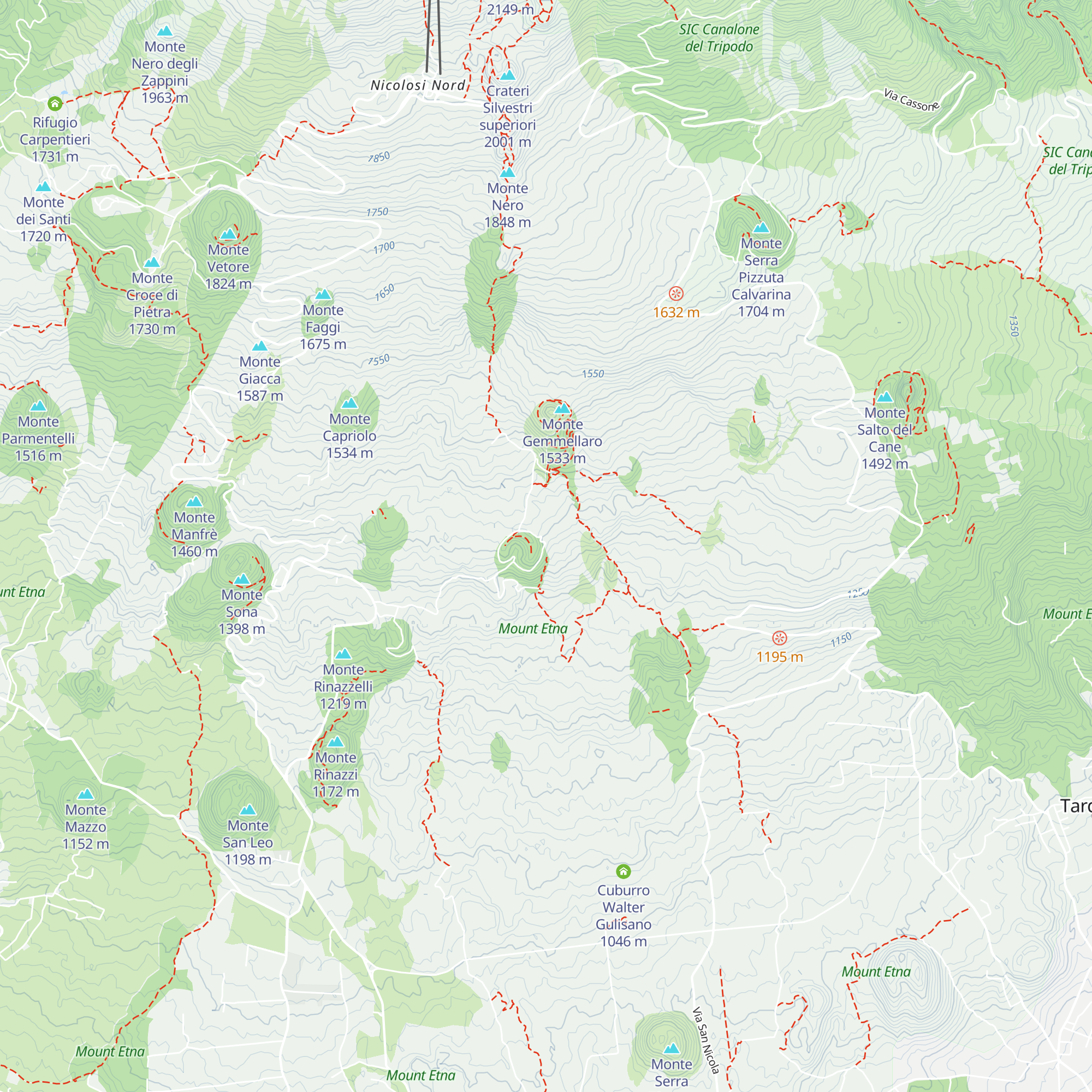 Rifugio Monte Grosso map