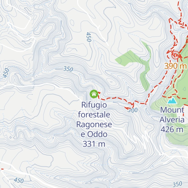 Map of Rifugio forestale Ragonese e Oddo