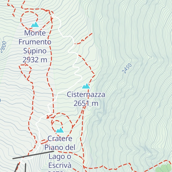 Map of Cisternazza